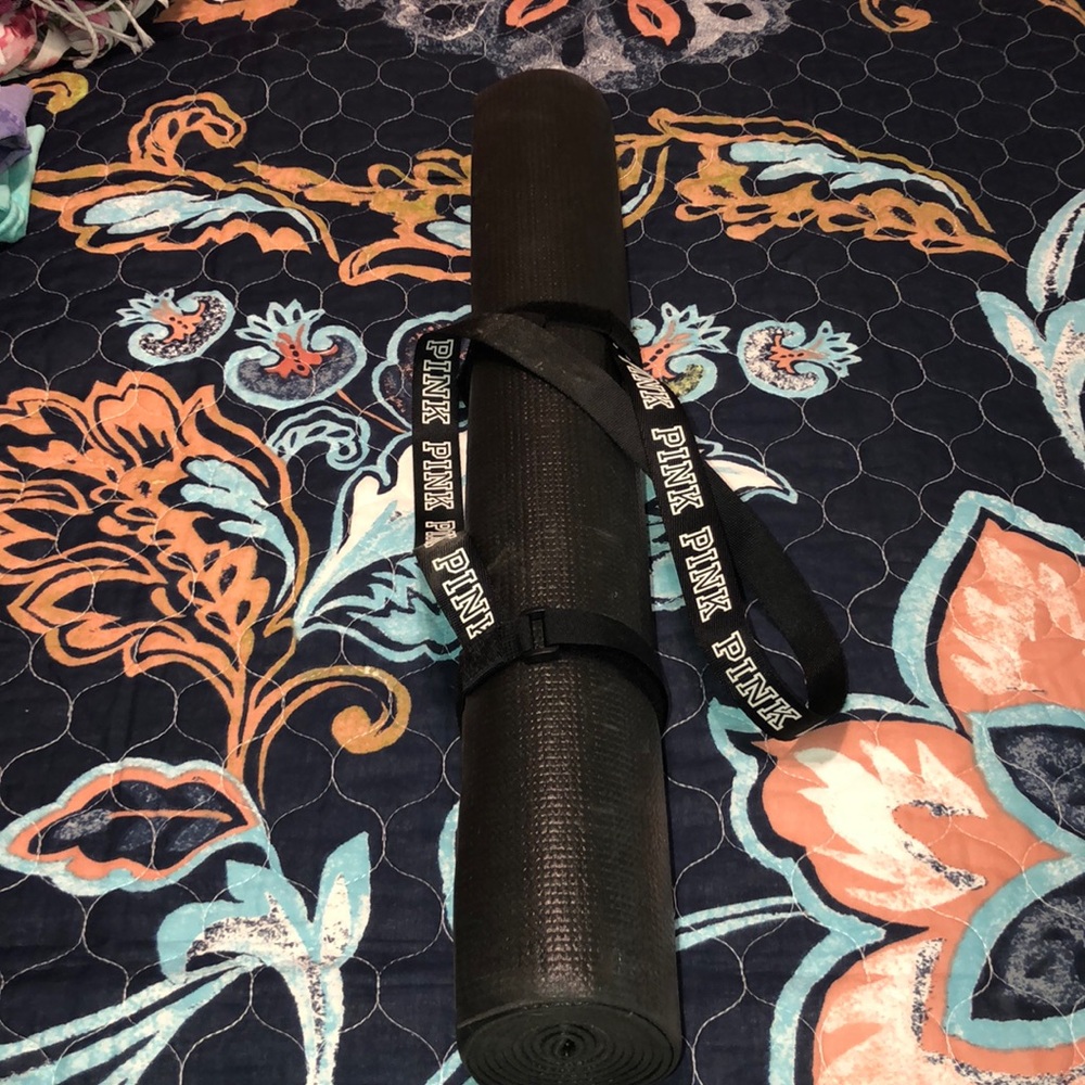 Pink yoga mat